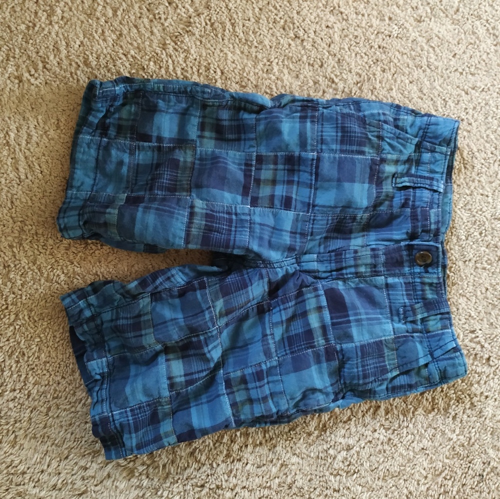 Gap sz 10 Boys Blue Plaid Shorts